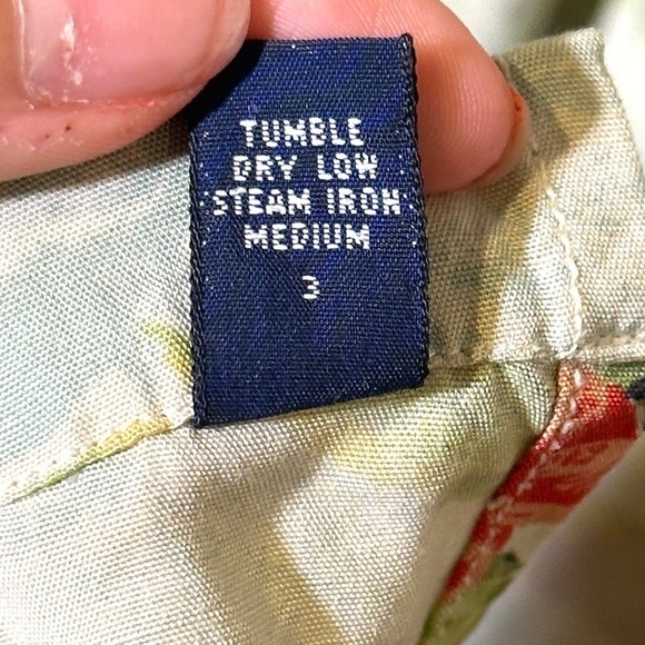 Polo Sport By Ralph Lauren Hawaiian Print Button Front Short Sleeve Top Sz XL M - Picture 10 of 12